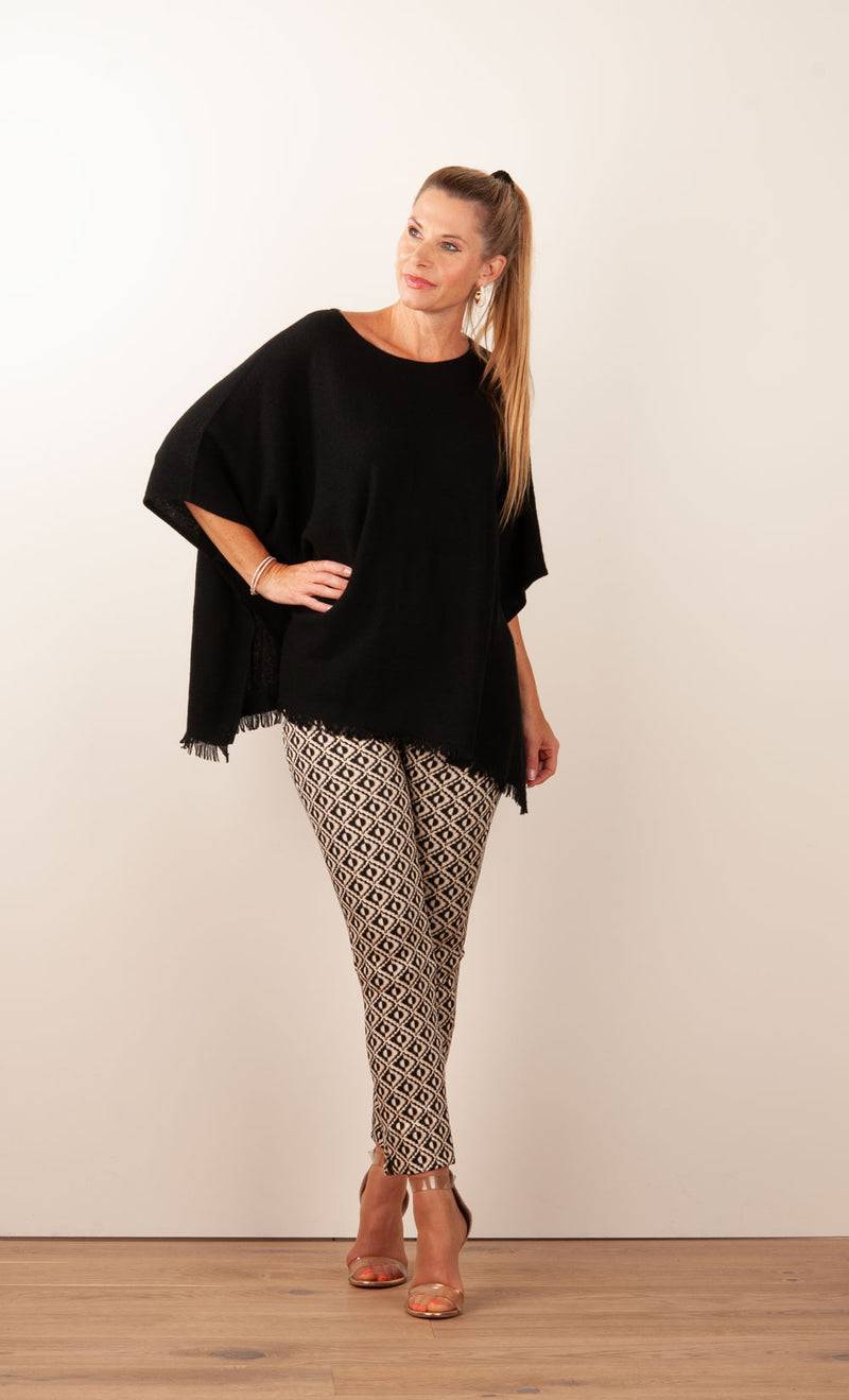 fleur Kaschmir Pullover Schwarz Kostenloser Versand