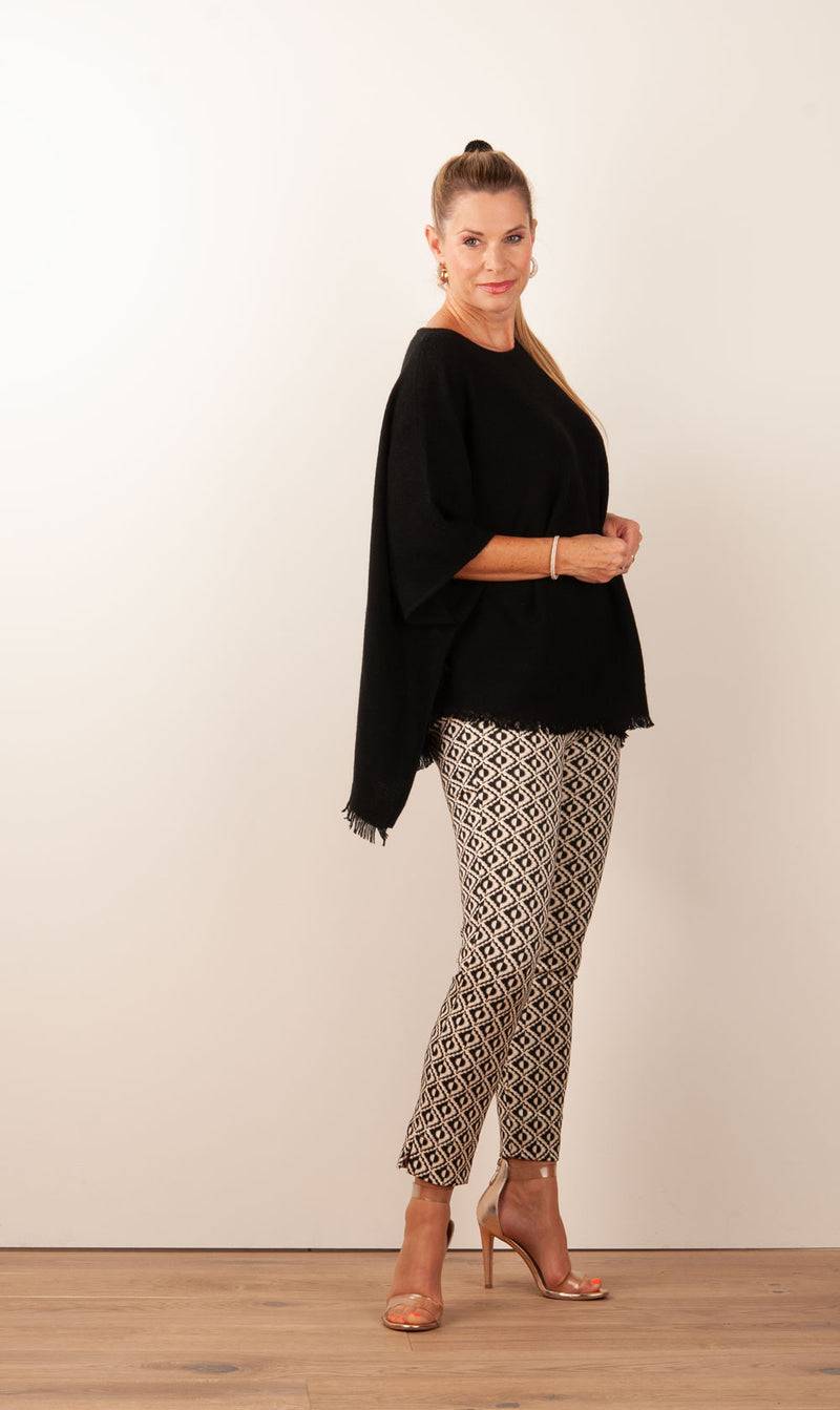 fleur Kaschmir Pullover Schwarz Kostenloser Versand