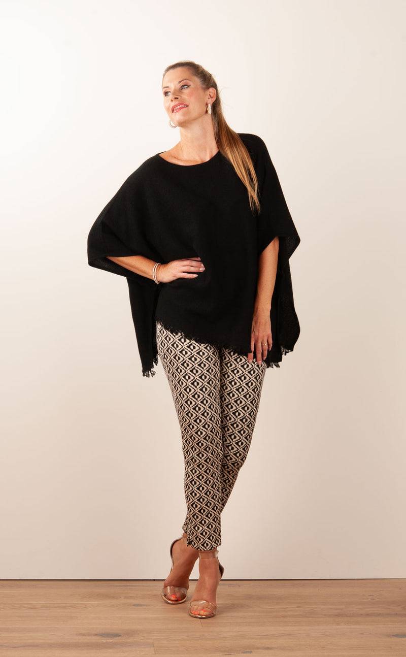 Seductive Hose „Sabrina“ Creme | Schwarz Sonderangebot