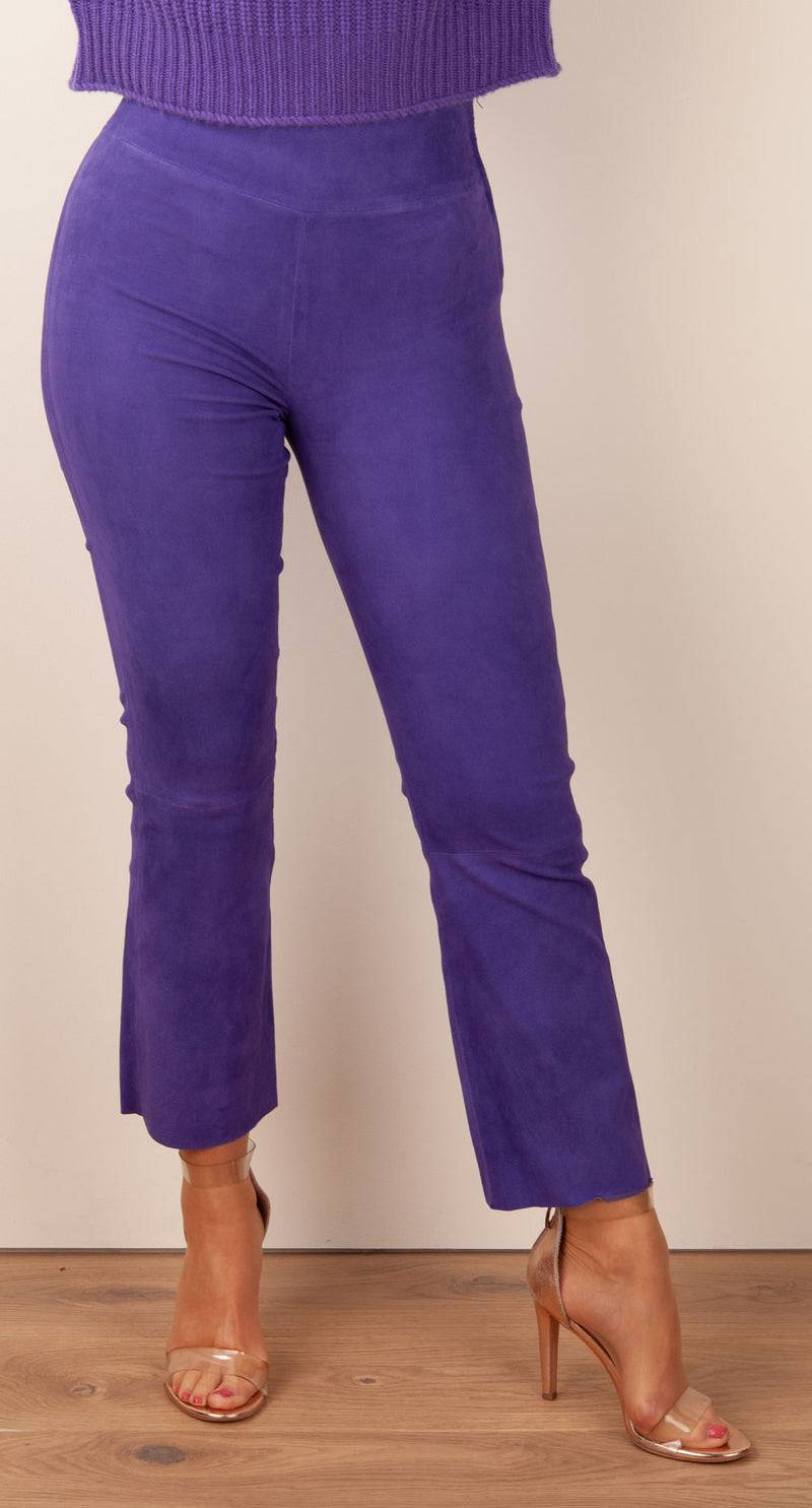 Steven K Lederhose Lila Neueste Mode