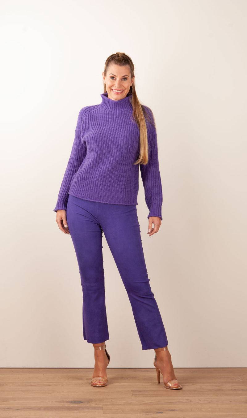 Steven K Lederhose Lila Neueste Mode