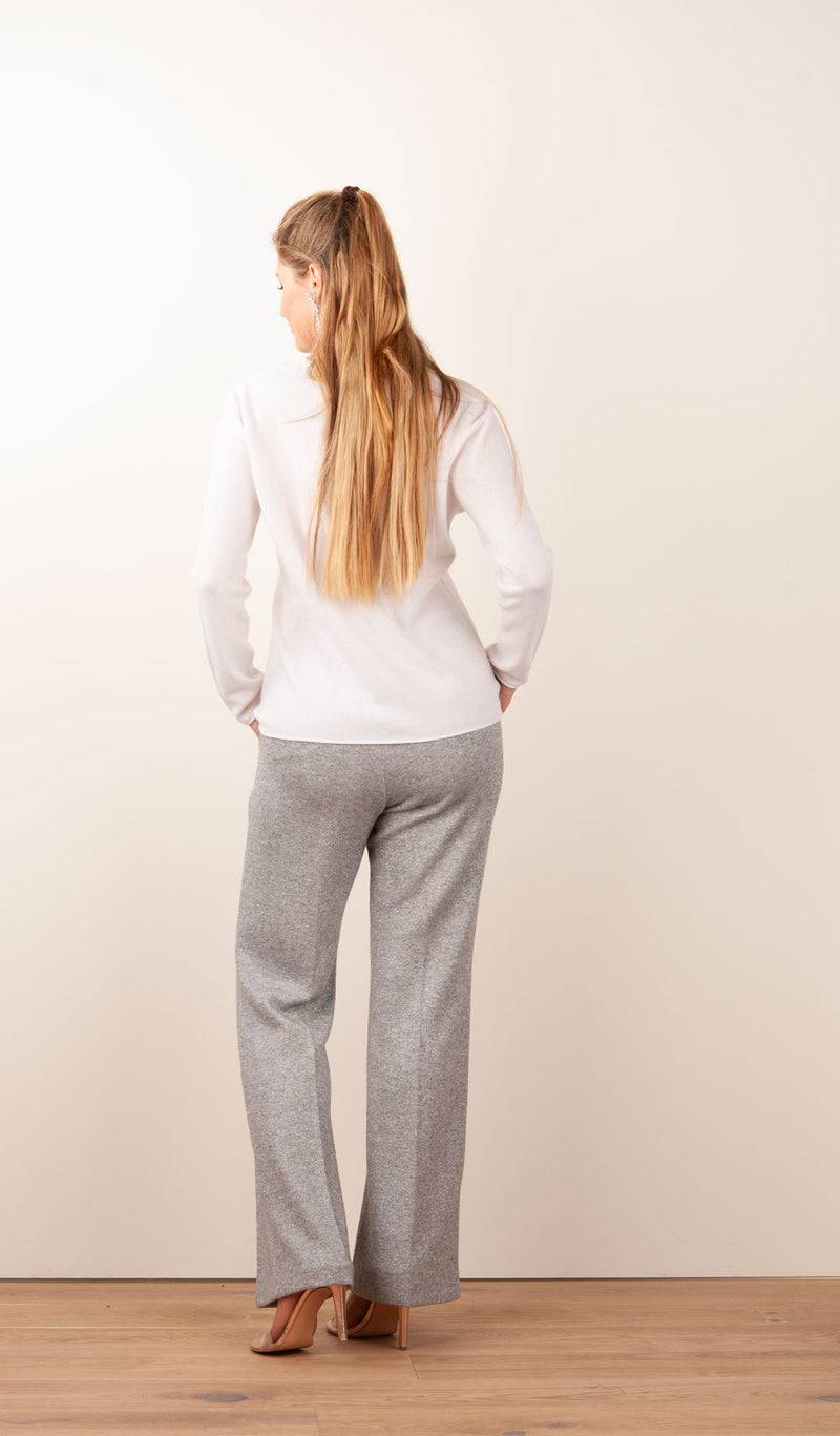 Cambio Hose „Ava“ Grau mit Lurex Räumungsverkauf