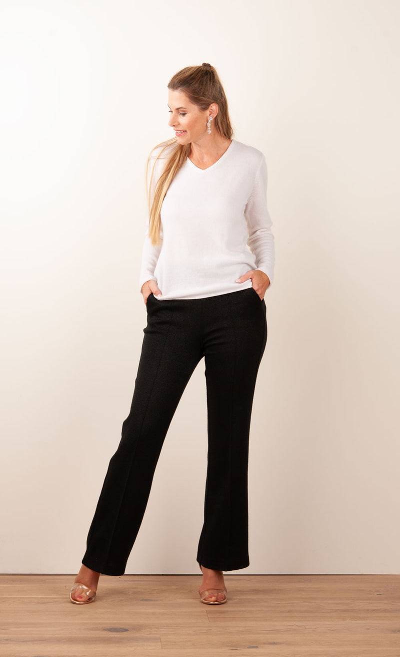 Cambio Hose „Ava“ Schwarz mit Lurex Kauf eins, bekomm eins gratis