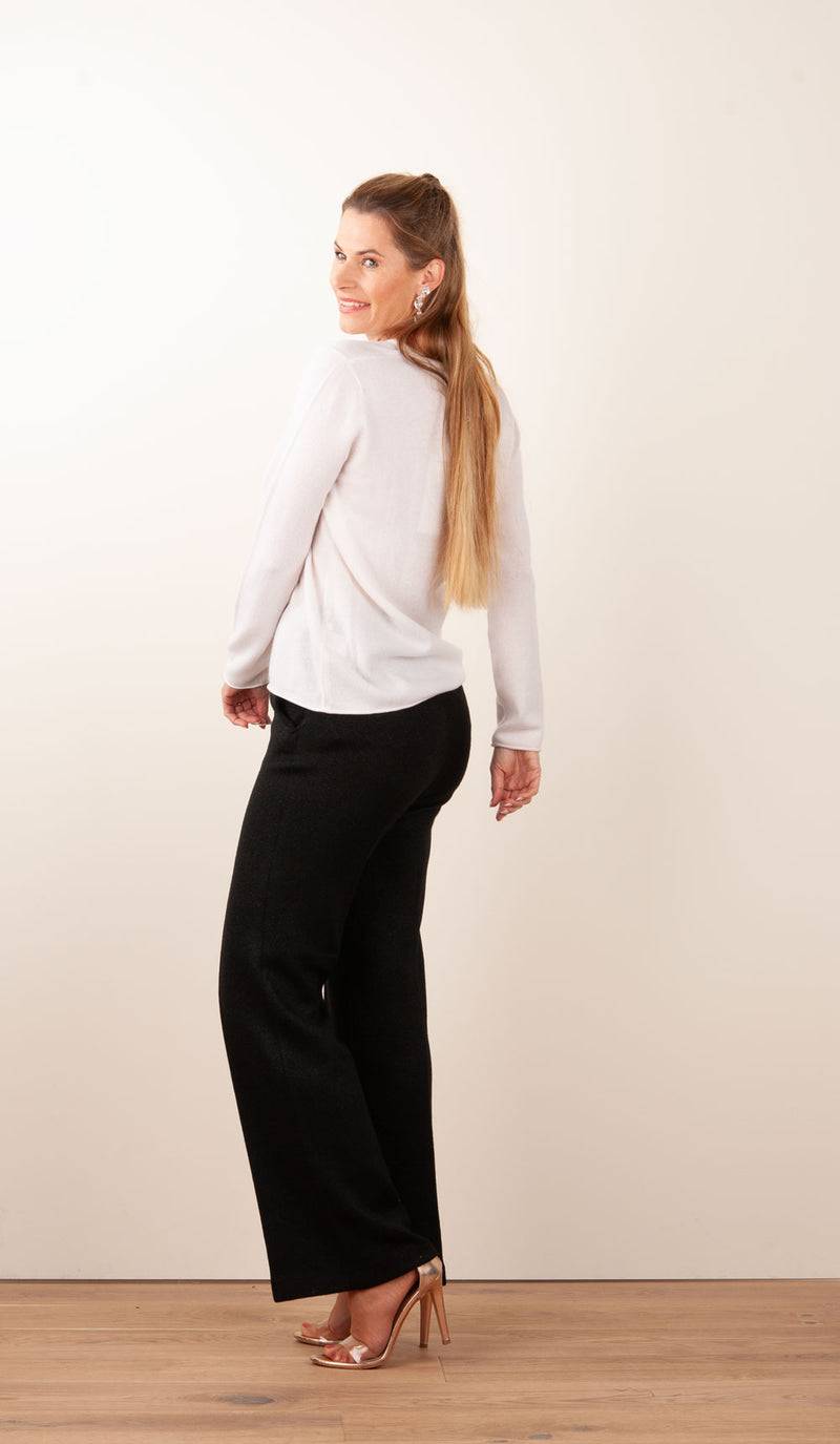 Cambio Hose „Ava“ Schwarz mit Lurex Kauf eins, bekomm eins gratis