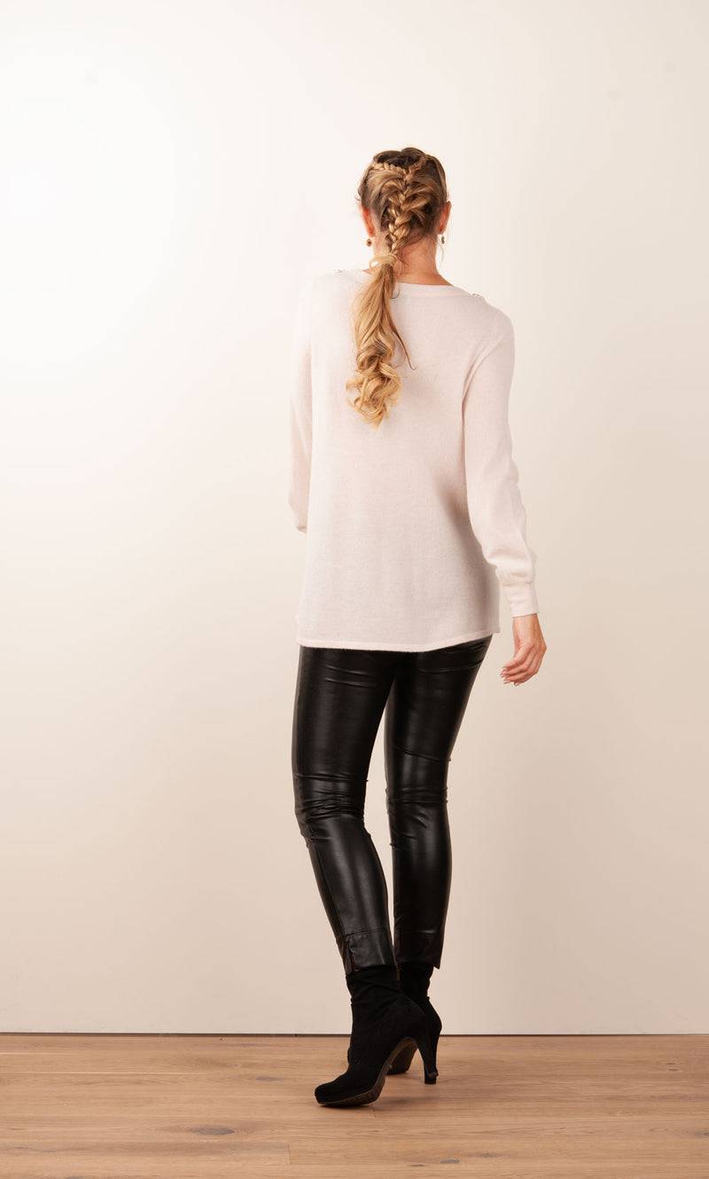 fleur Kaschmir Pullover Beige VIP-Rabatte
