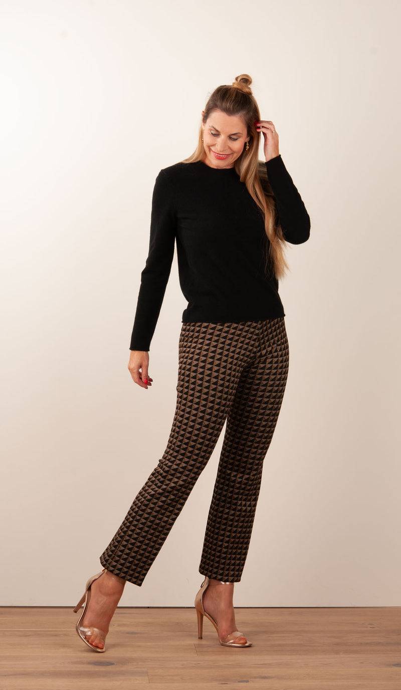 Cambio Hose „Ranee“ Braun | Gold | Schwarz Bis zu 60% Rabatt