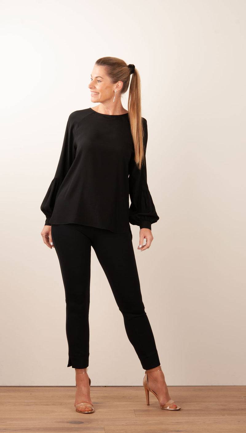 Herzensangelegenheit Bluse Schwarz Black Friday Preise
