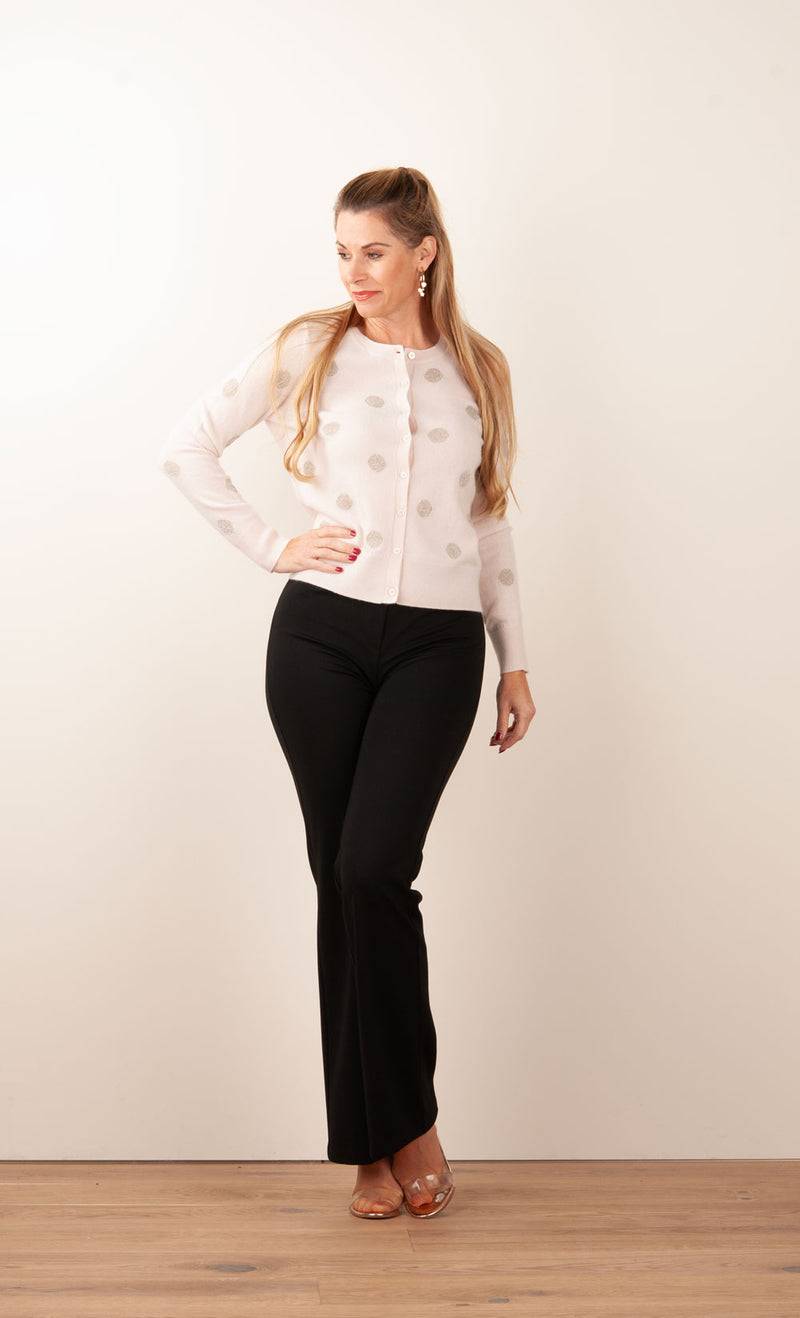 fleur Strickjacke „Tupfen“ Puder Online
