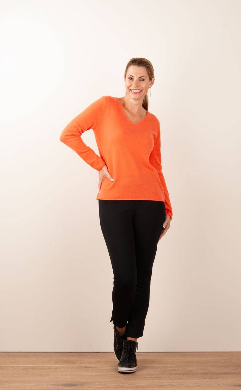 Herzensangelegenheit Kaschmir Pullover Orange Meist gekauft