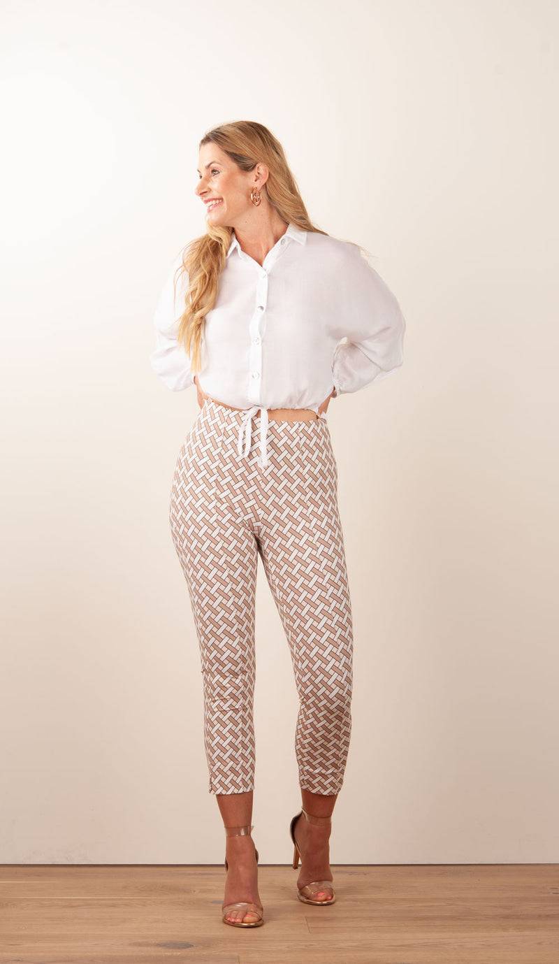 Seductive Hose „Capri“ Beige | Puder | Weiß Sonderangebot