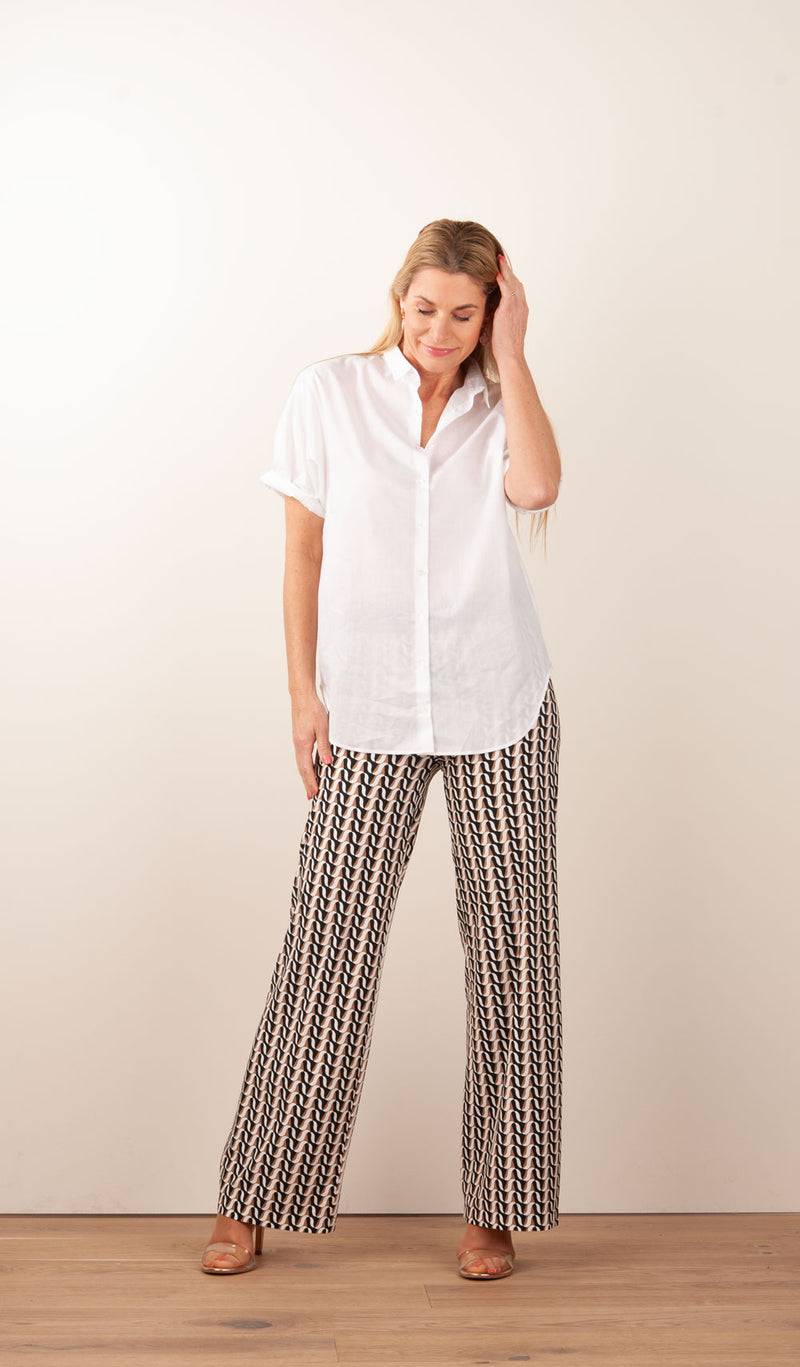 Cambio Hose „Allison“ Creme | Beige | Schwarz Heißer Verkauf