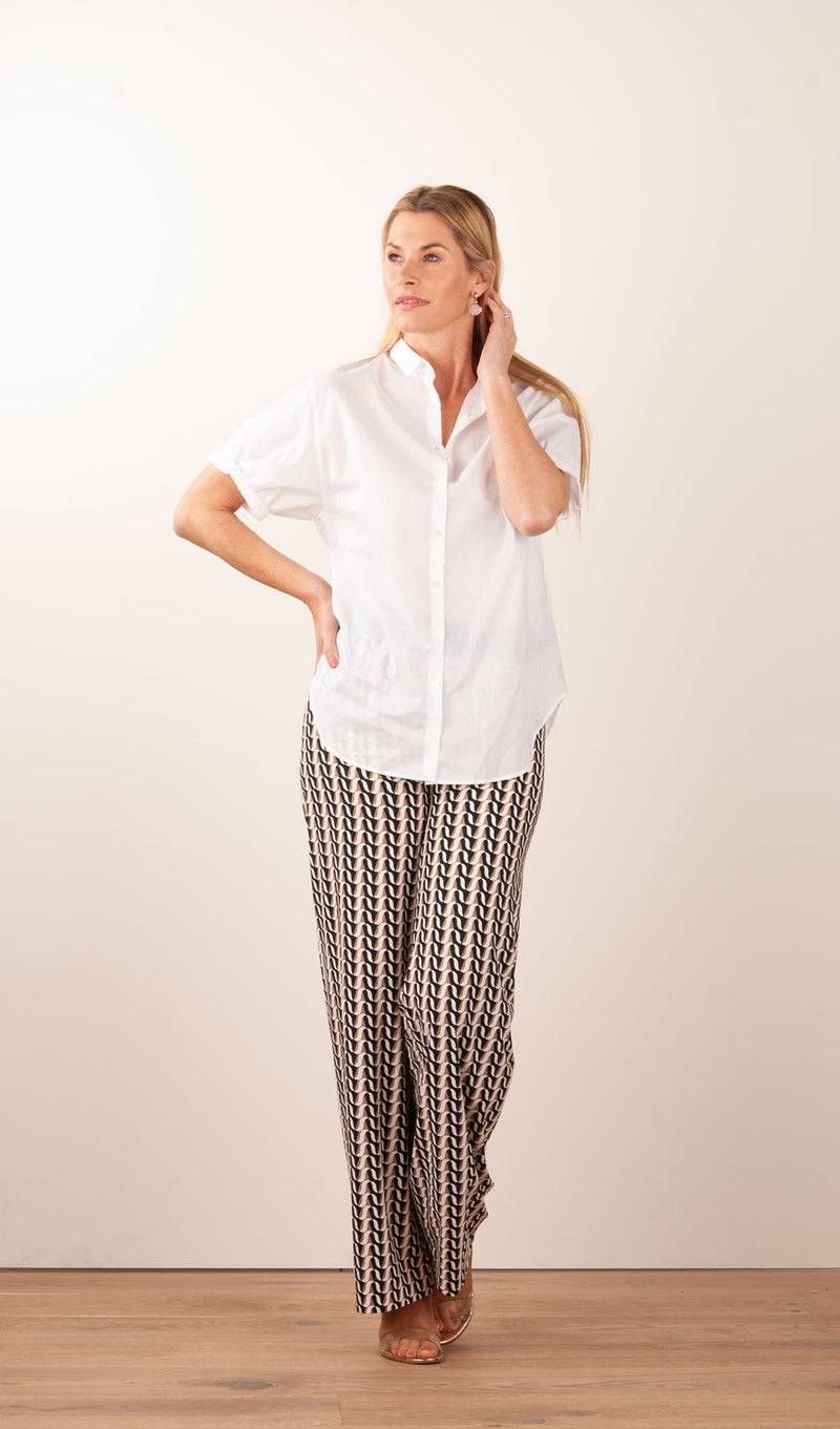 Cambio Hose „Allison“ Creme | Beige | Schwarz Heißer Verkauf
