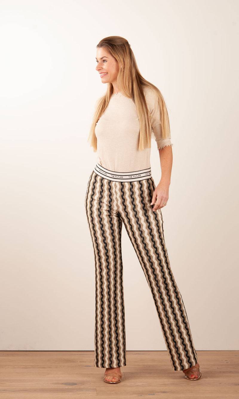 Cambio Hose „Francis“ Creme | Beige | Schwarz Super Sparpreis
