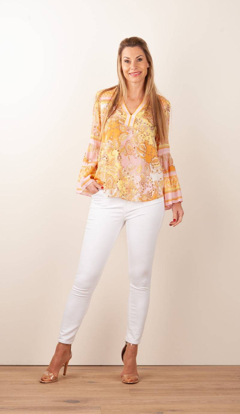J Brand Jeans „Alana“ Weiß Im Verkauf