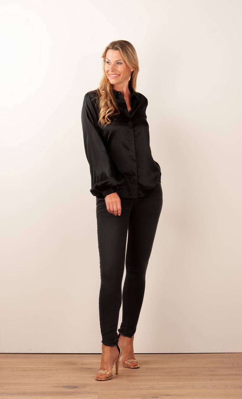 Charlotte Sparre Bluse Schwarz Blitzverkäufe