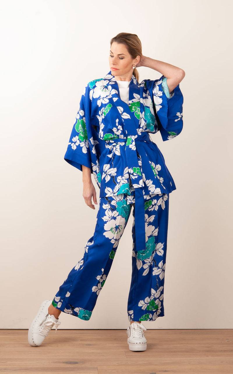 Hose „Shine“ Blau | Multicolor Fabrikladen