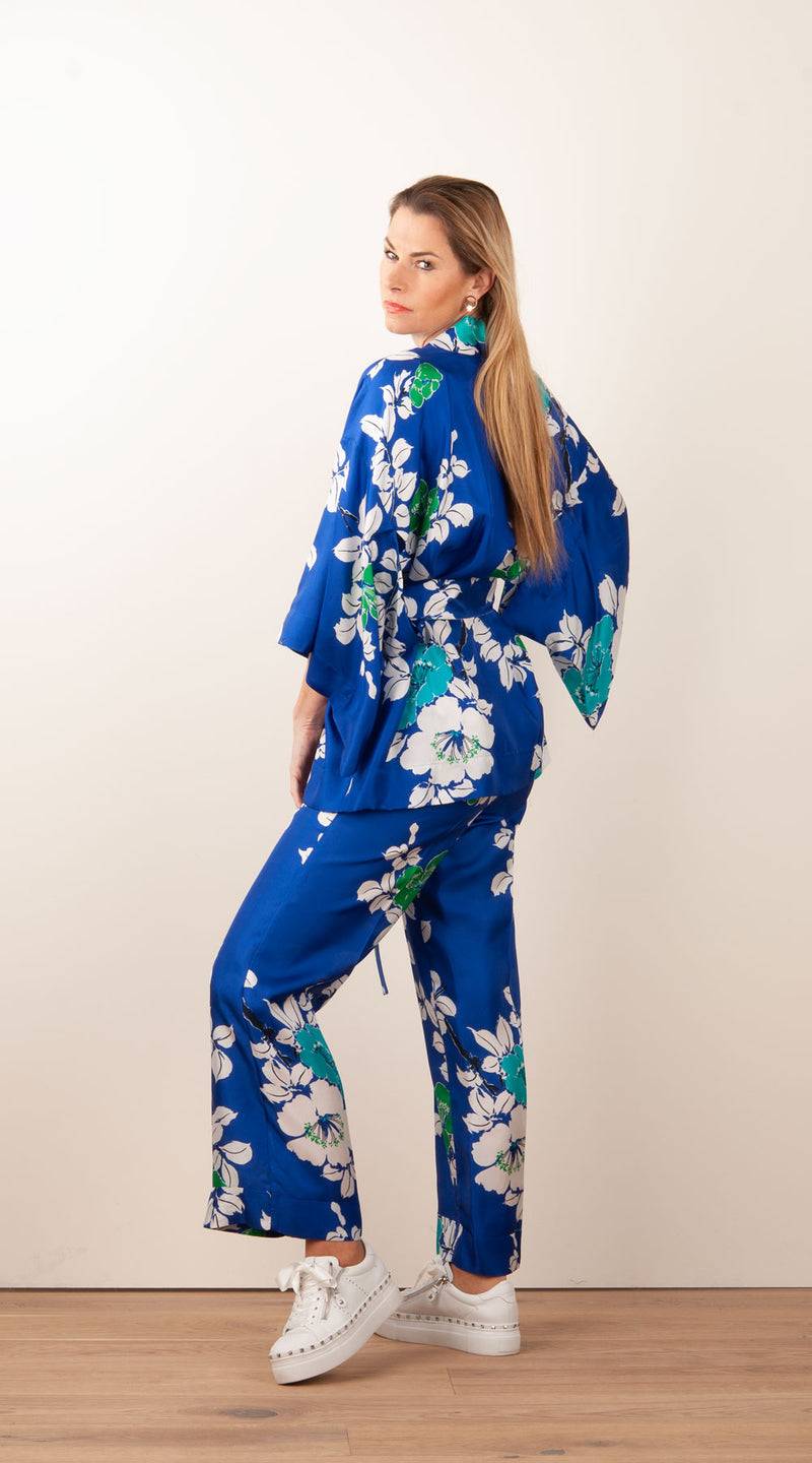 Hose „Shine“ Blau | Multicolor Fabrikladen