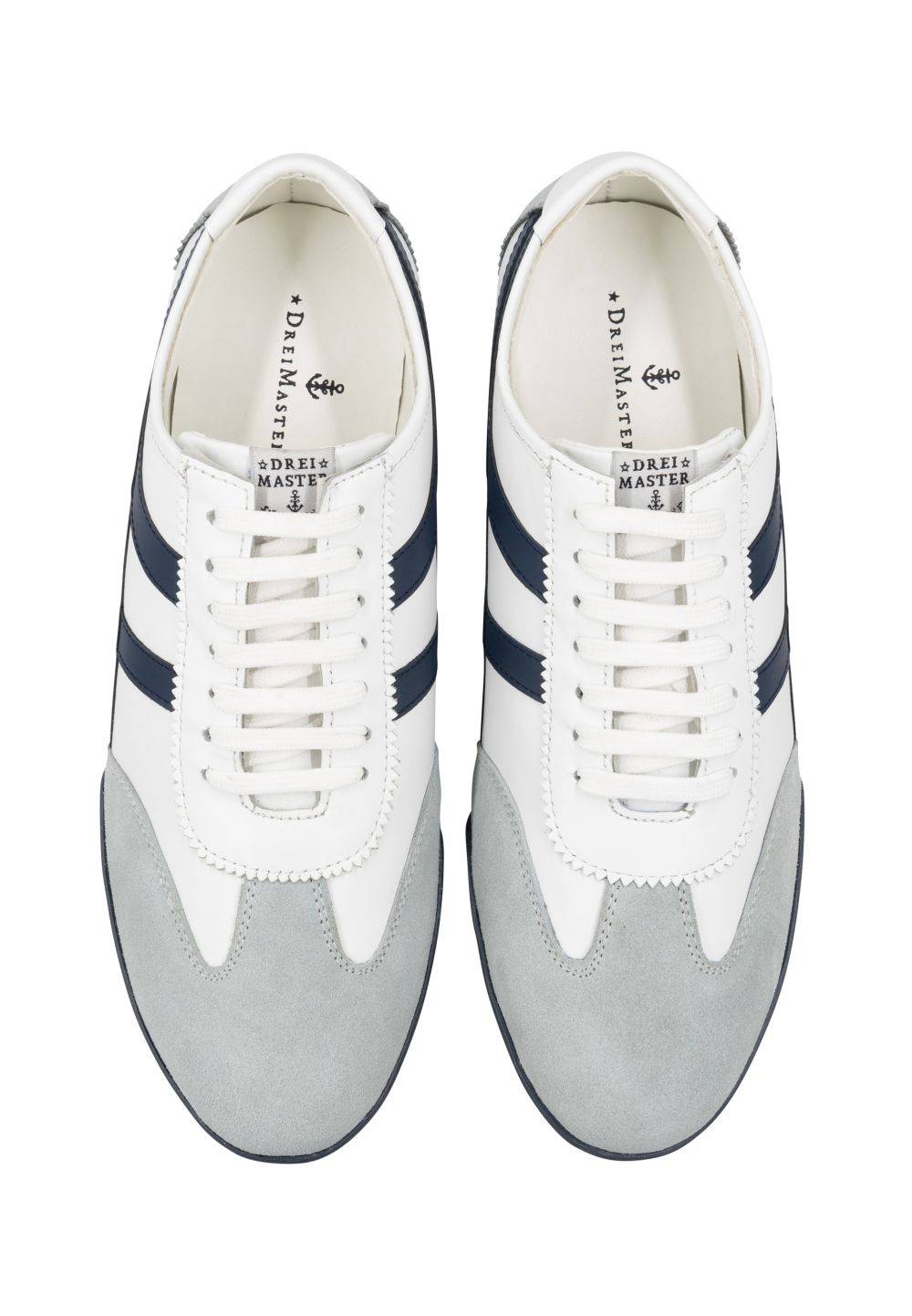 Schmuddelwedda DreiMaster Maritim Sneakers aus Leder Kostenlose Rückgabe