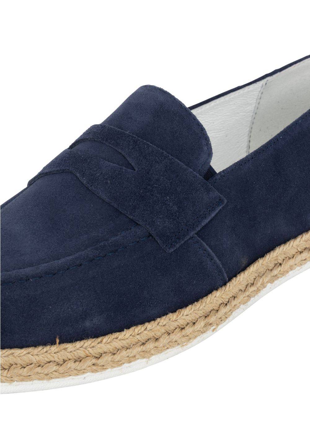 Schmuddelwedda DreiMaster Maritim Penny Loafer aus Veloursleder Saisonschlussverkauf