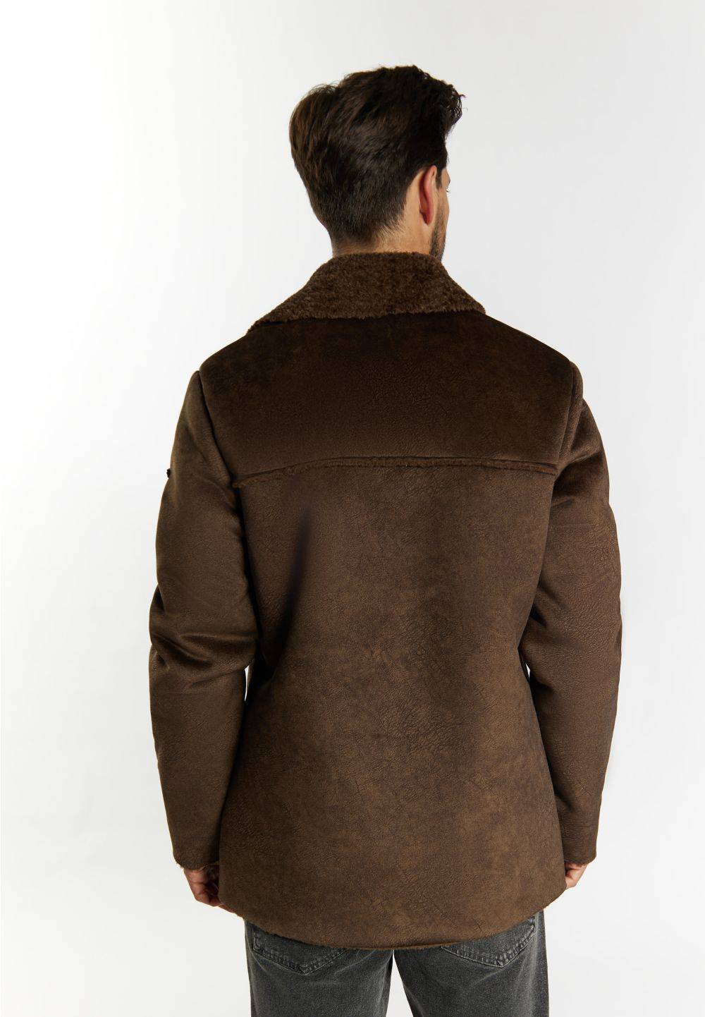 Schmuddelwedda DreiMaster Vintage Übergangsjacke aus Fellimitat Online