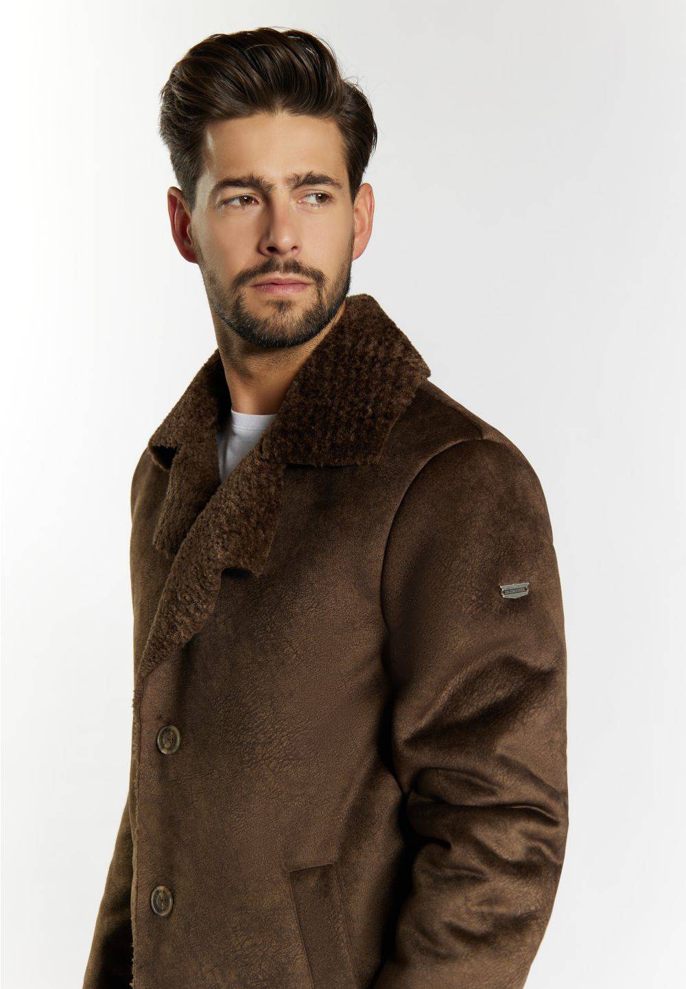 Schmuddelwedda DreiMaster Vintage Übergangsjacke aus Fellimitat Online