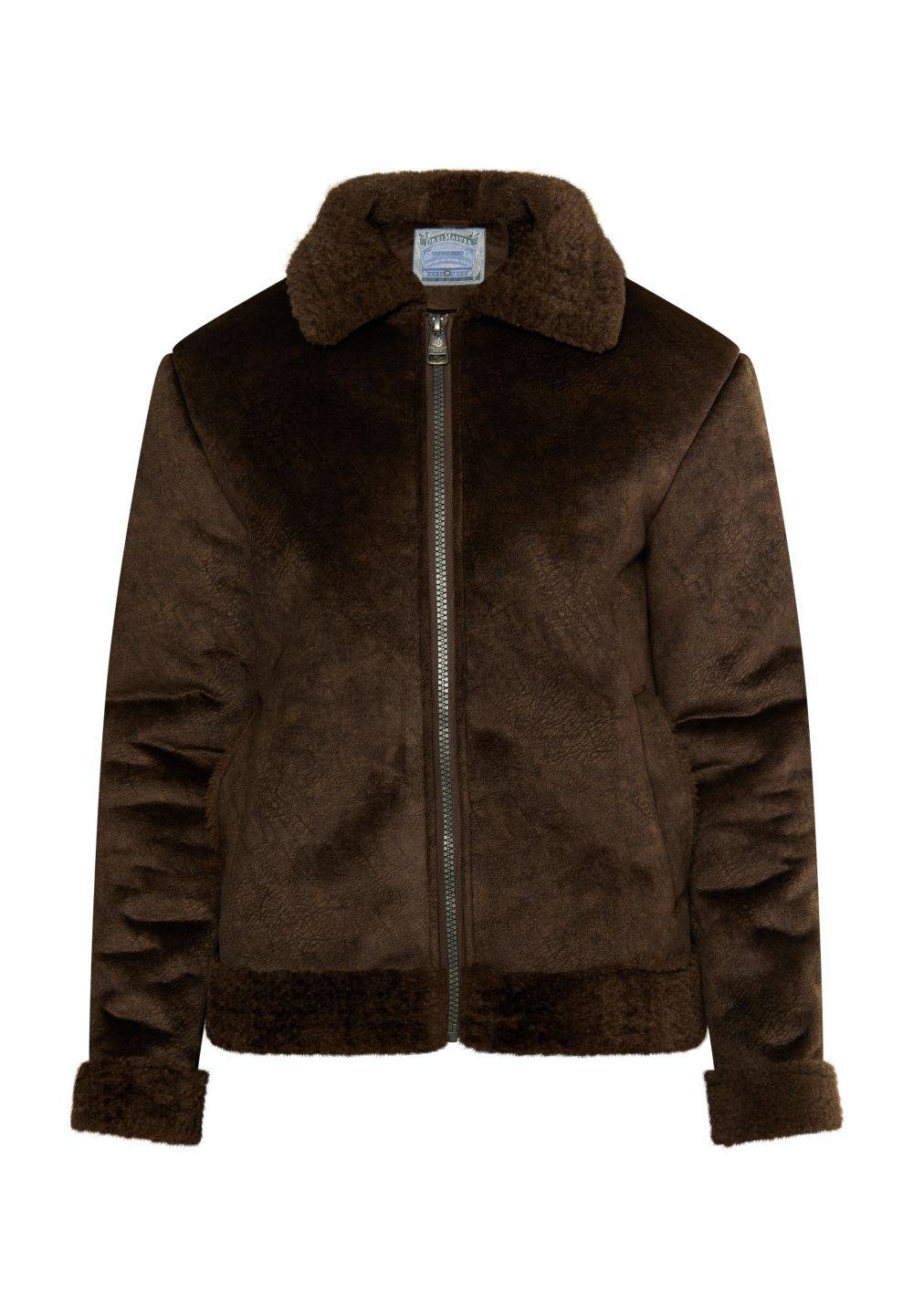 Schmuddelwedda DreiMaster Vintage Übergangsjacke aus Fellimitat Outlet