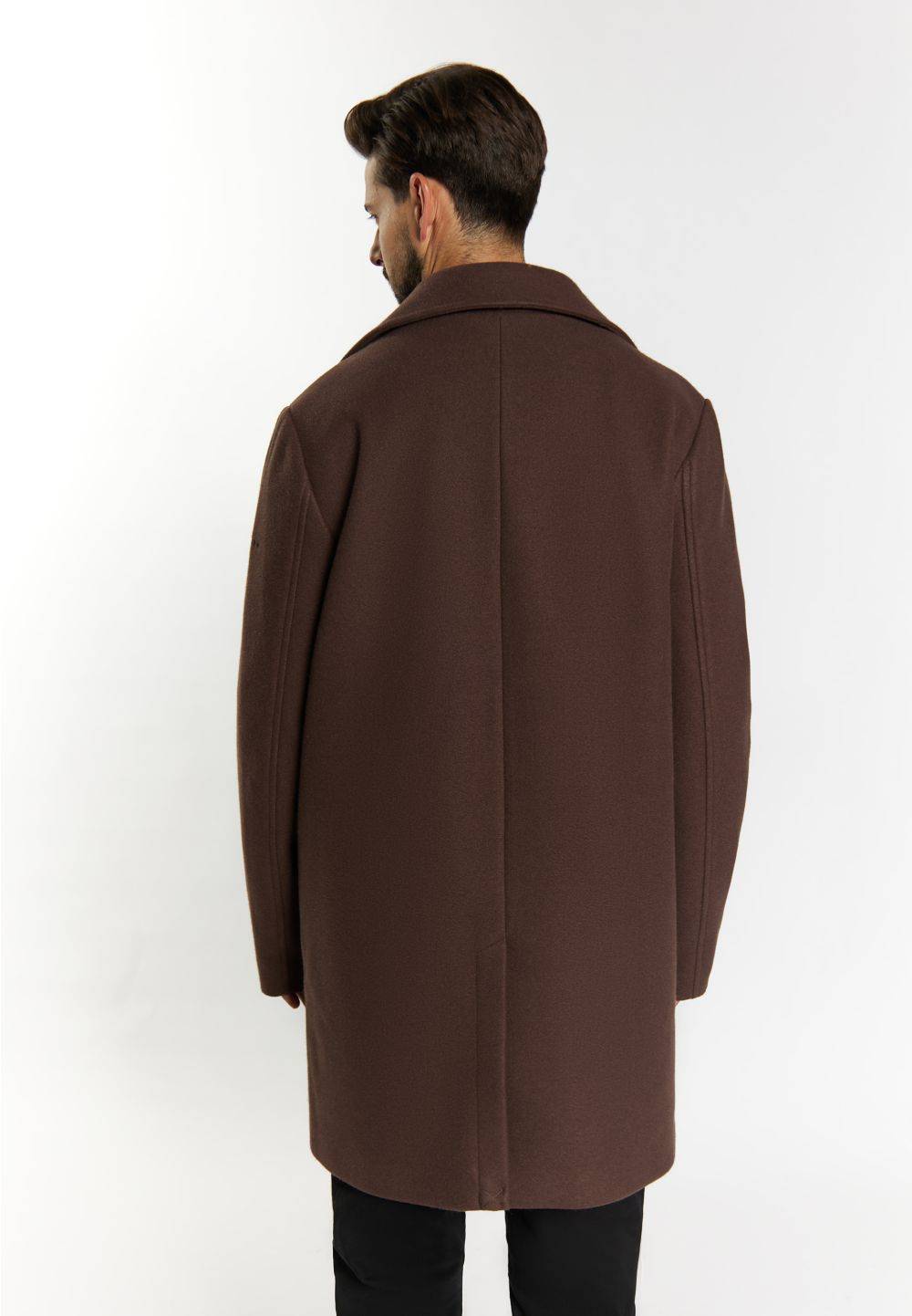 Schmuddelwedda DreiMaster Klassik Übergangsmantel in Wolloptik im Angebot