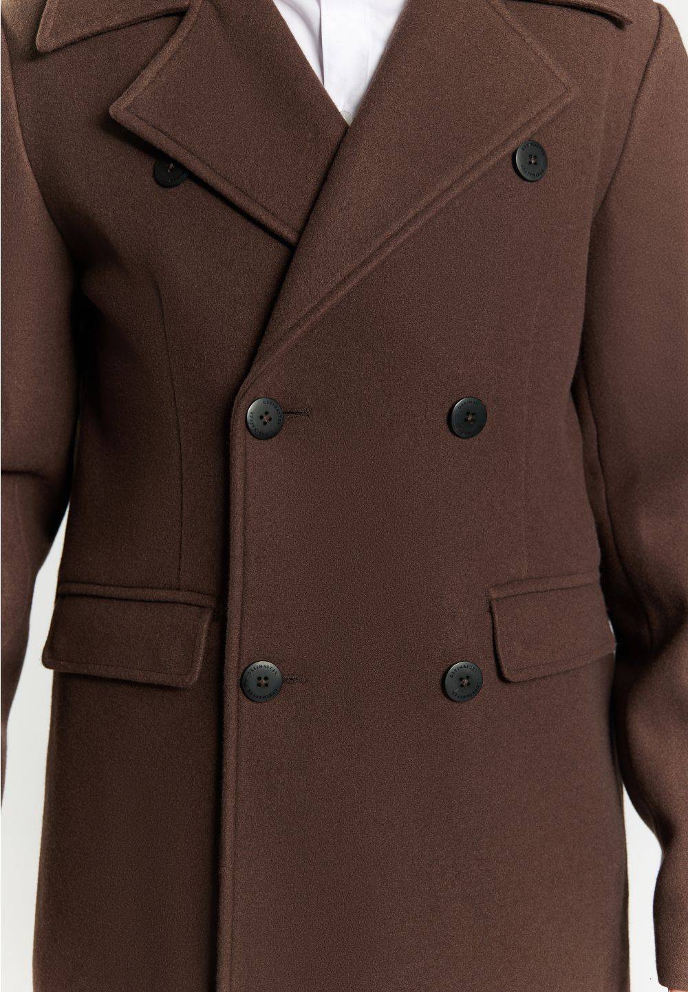 Schmuddelwedda DreiMaster Klassik Übergangsmantel in Wolloptik im Angebot