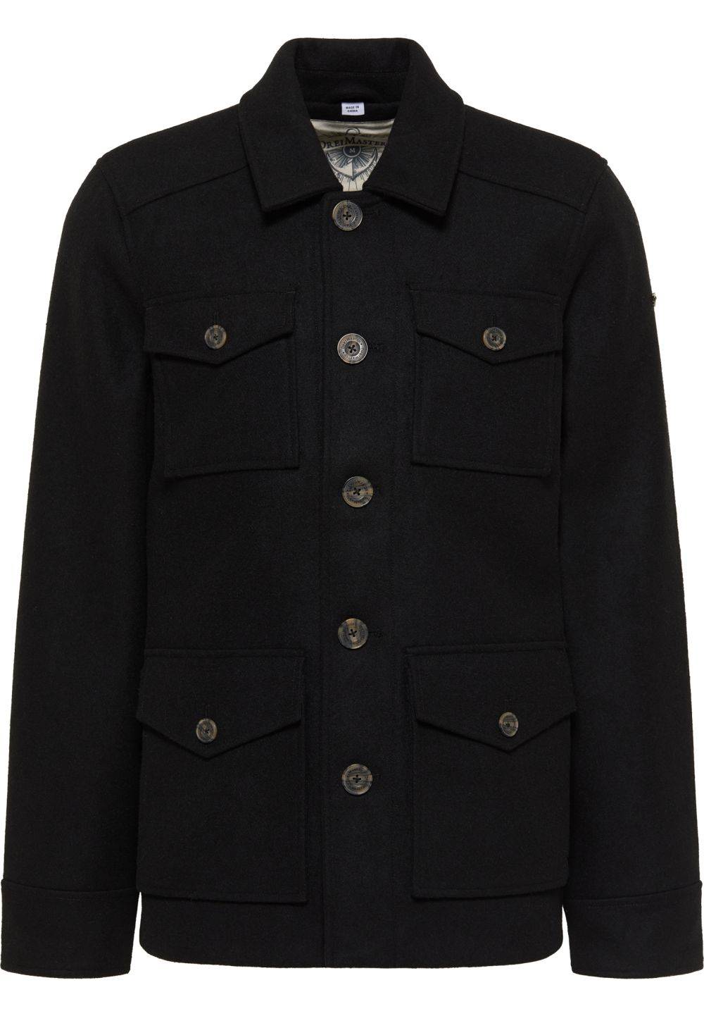 Schmuddelwedda DreiMaster Vintage Übergangsjacke aus Wollgemisch Fabrikpreis