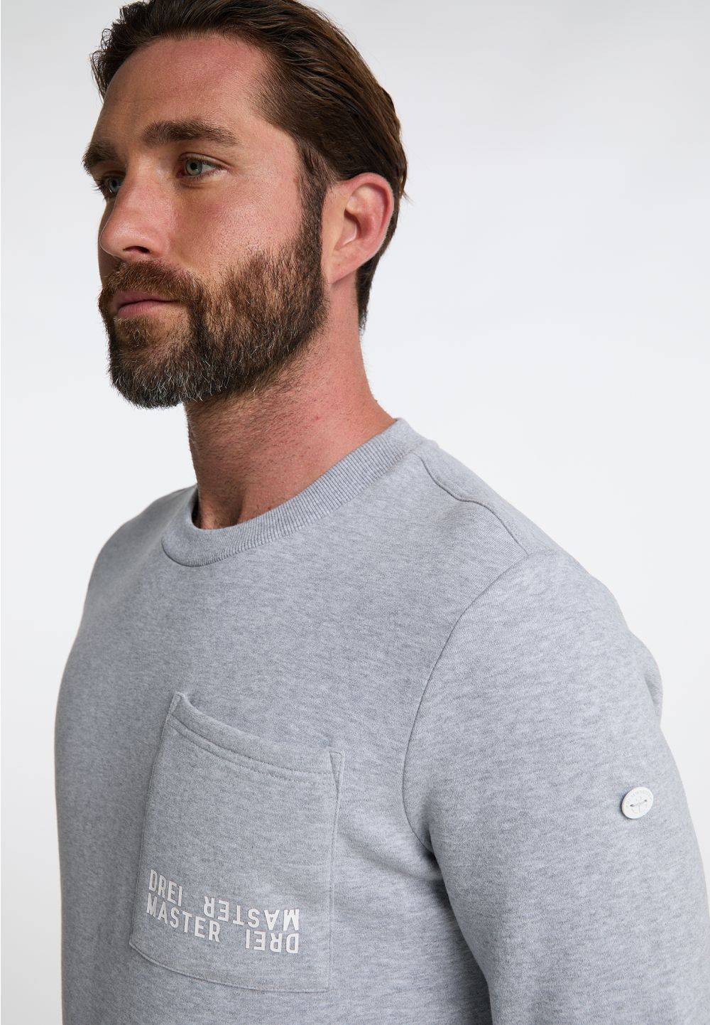 Schmuddelwedda DreiMaster Maritim Sweatshirt mit Rundhals Im Verkauf