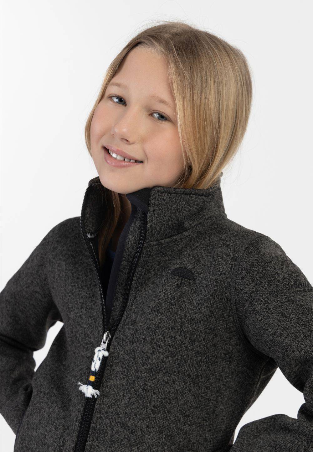 Schmuddelwedda Schmuddelwedda Strickfleecejacke Günstiger Verkauf