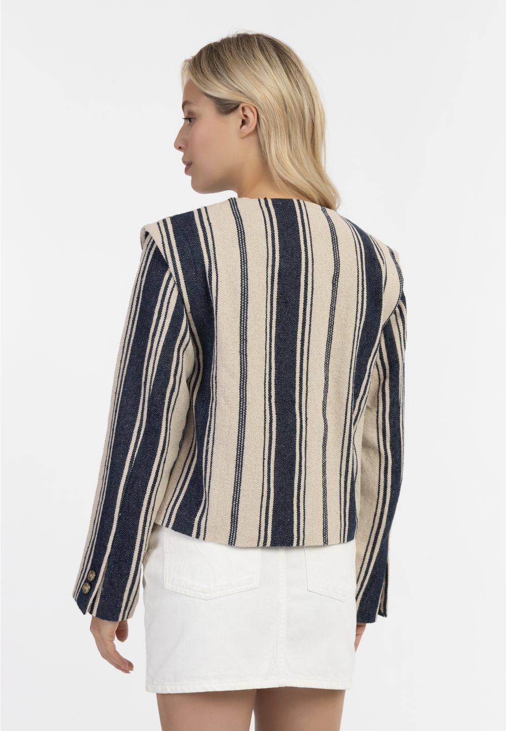 Schmuddelwedda DreiMaster Vintage Kurze Blazerjacke Bis zu 50% Rabatt