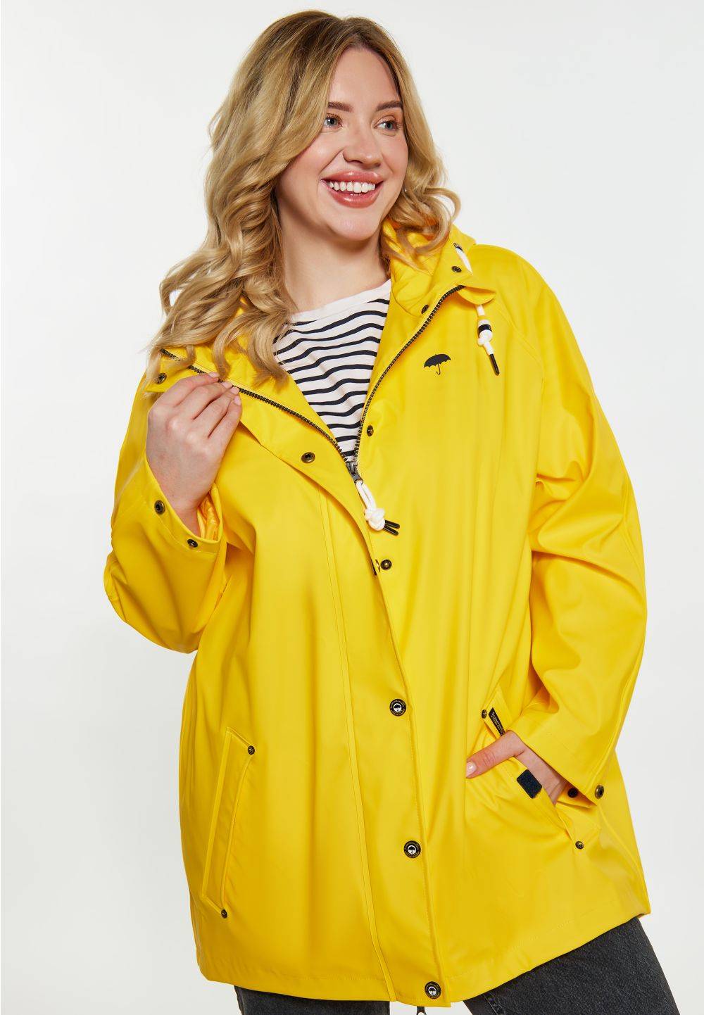Schmuddelwedda Schmuddelwedda Plus Size Curvy Regenmantel