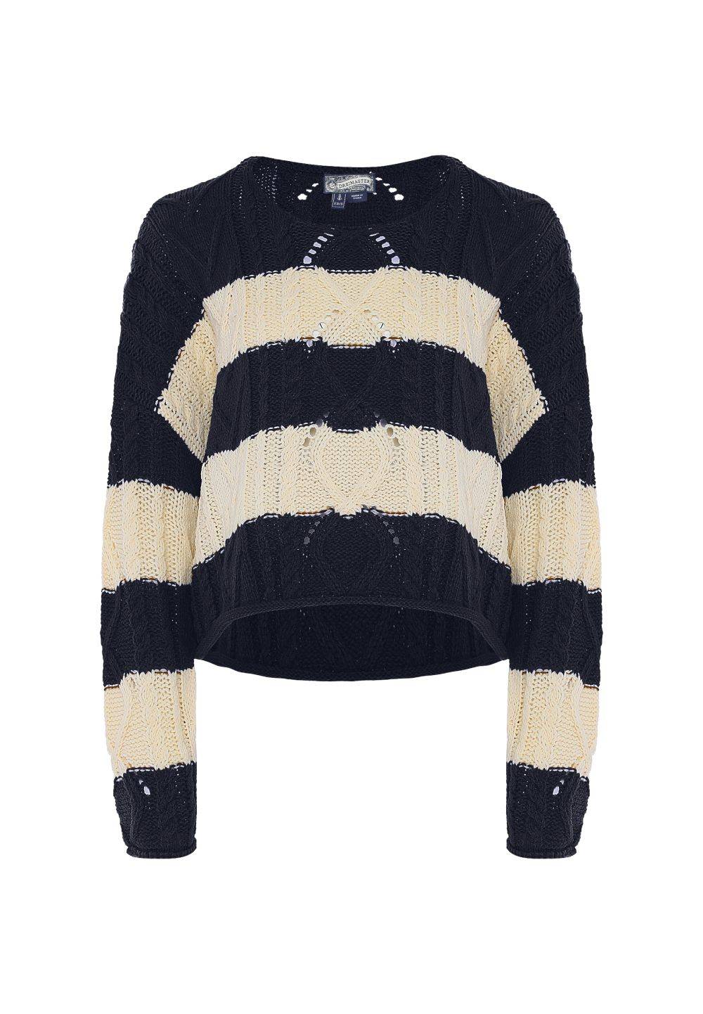Schmuddelwedda Dreimaster Vintage Pullover mit Streifen Zeitbegrenzte Promotion