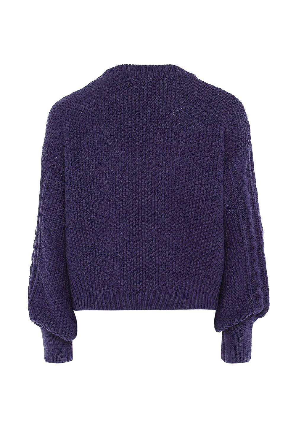 Schmuddelwedda Dreimaster Vintage Pullover mit Zopfstrick