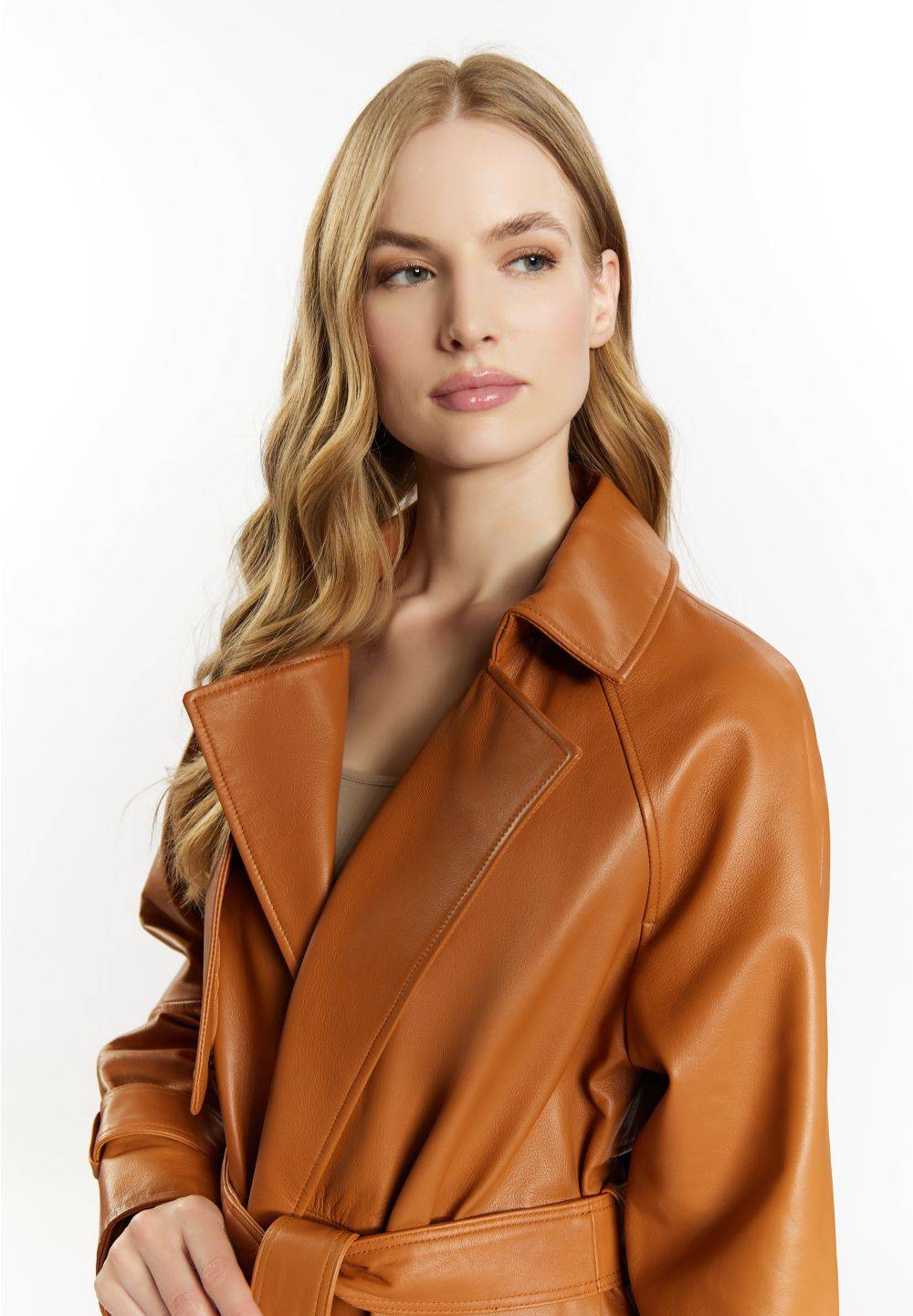 Schmuddelwedda DreiMaster Vintage Trenchcoat aus Leder Begrenzt auf 3 Tage