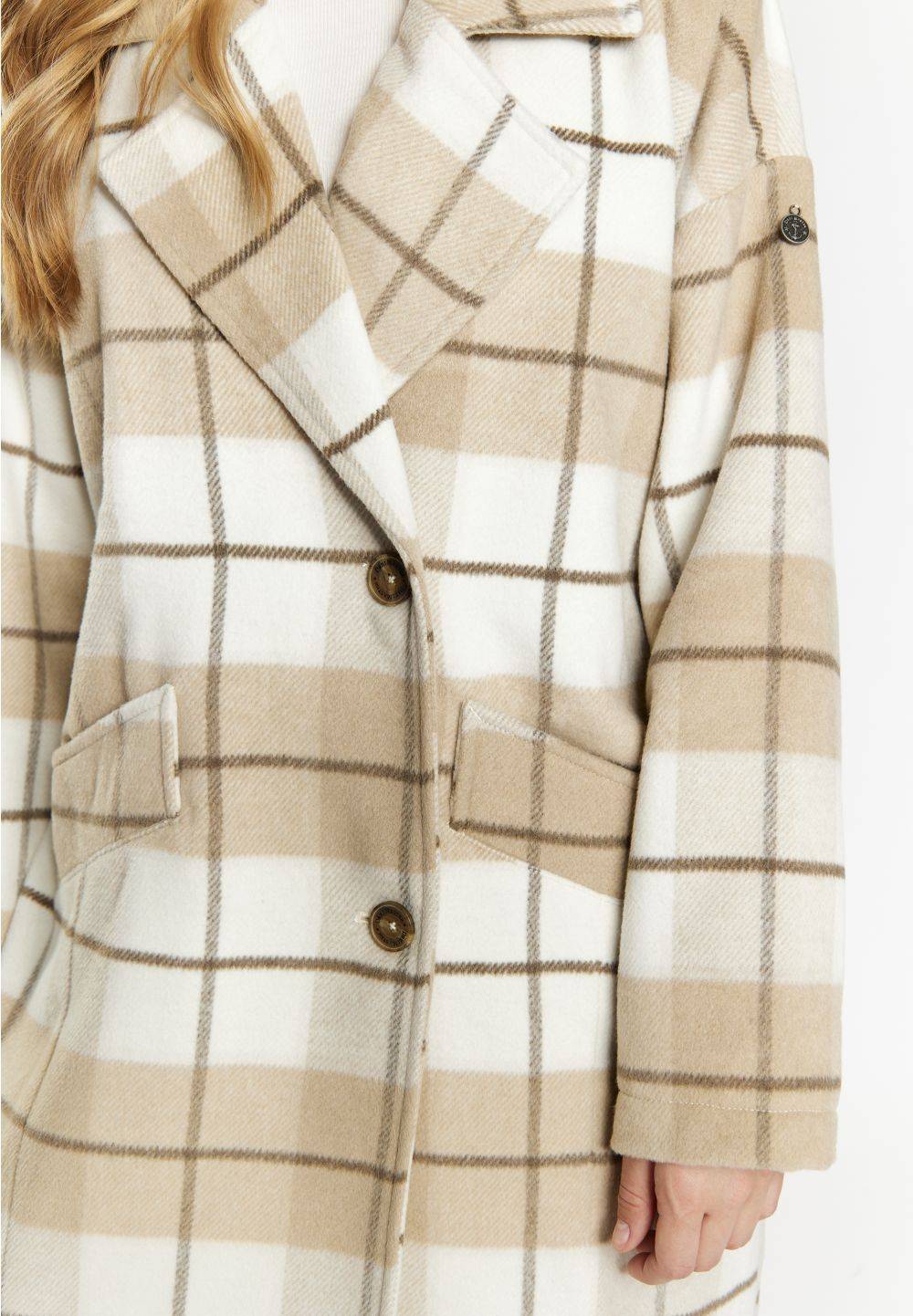 Schmuddelwedda DreiMaster Vintage Übergangsmantel im Karo-Design Auslauf