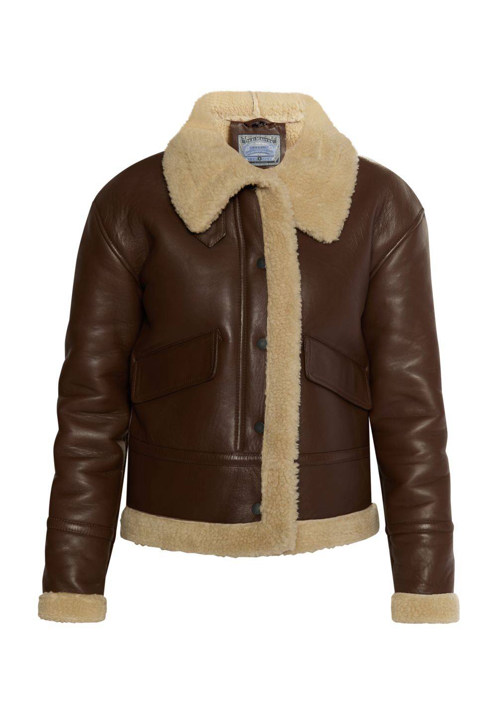 Schmuddelwedda DreiMaster Vintage Lederjacke aus Shearling Vatertagsangebot
