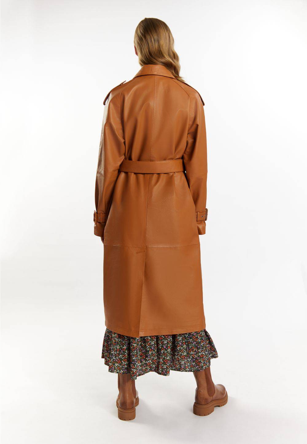 Schmuddelwedda DreiMaster Vintage Trenchcoat aus Leder Rabatt