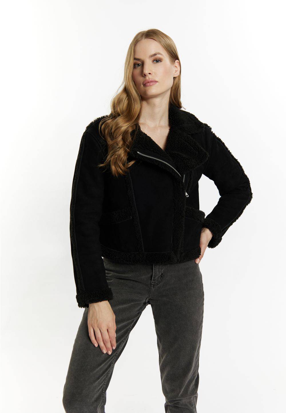 Schmuddelwedda DreiMaster Vintage Bikerjacke aus Leder