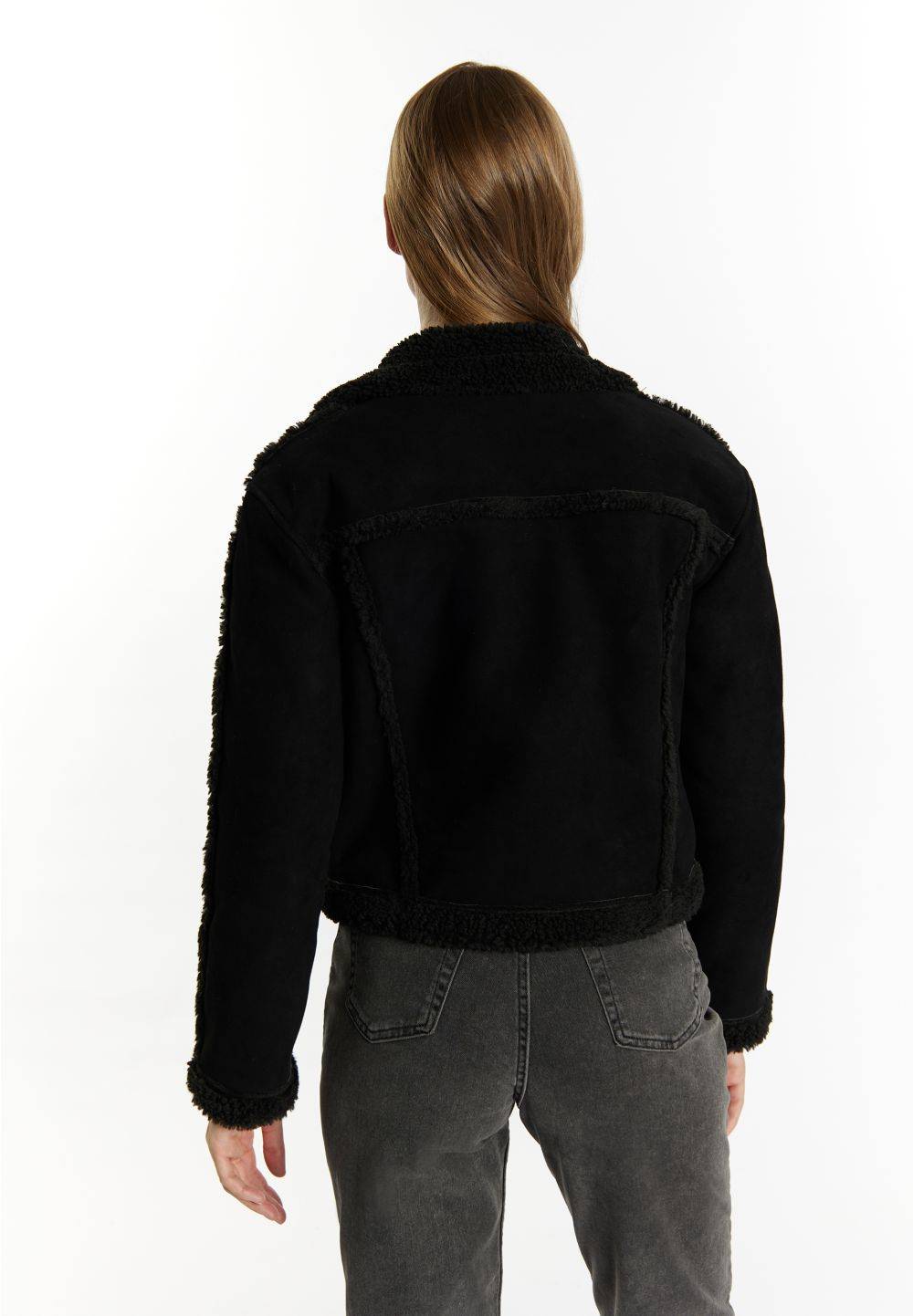 Schmuddelwedda DreiMaster Vintage Bikerjacke aus Leder Günstig kaufen