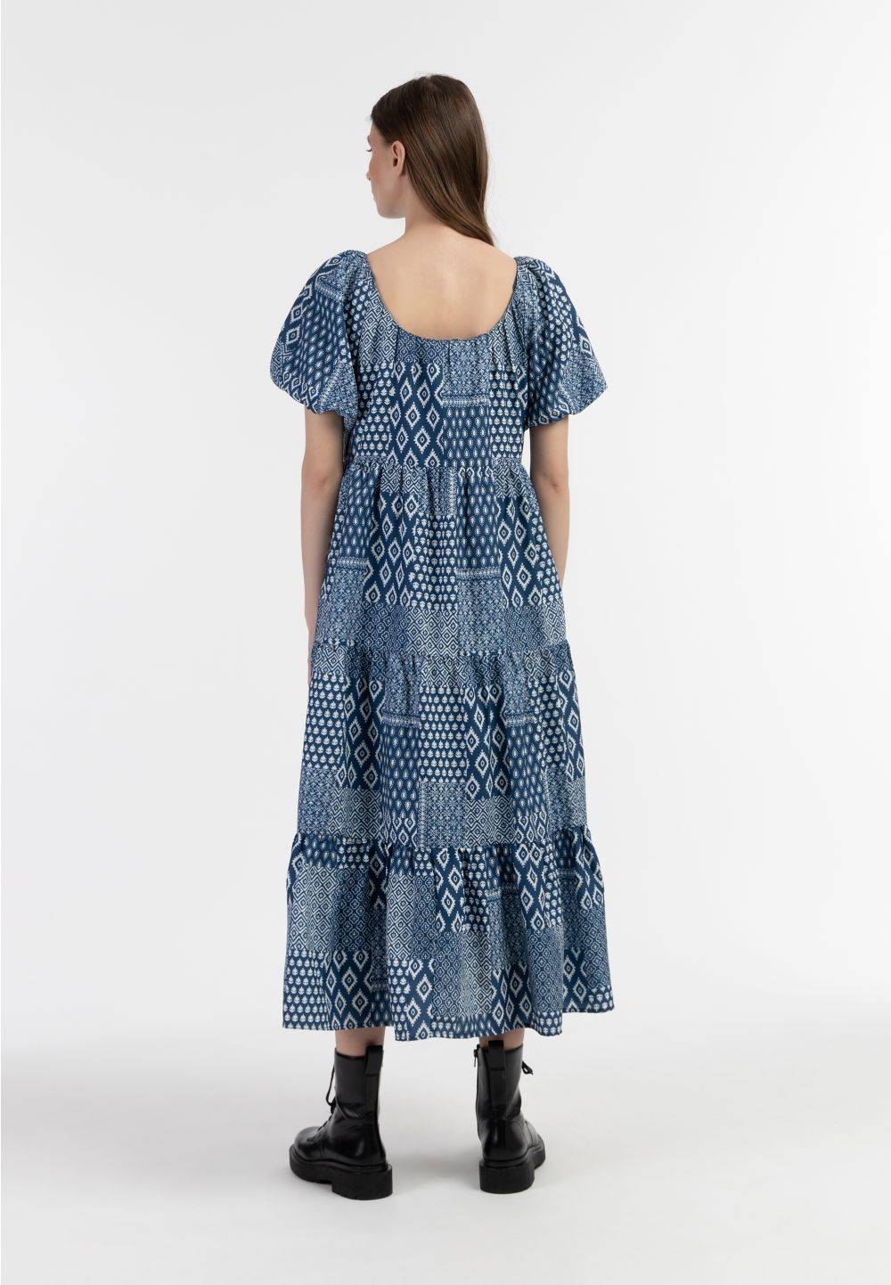 Schmuddelwedda DreiMaster Vintage Kurzarm Maxikleid Online Outlet