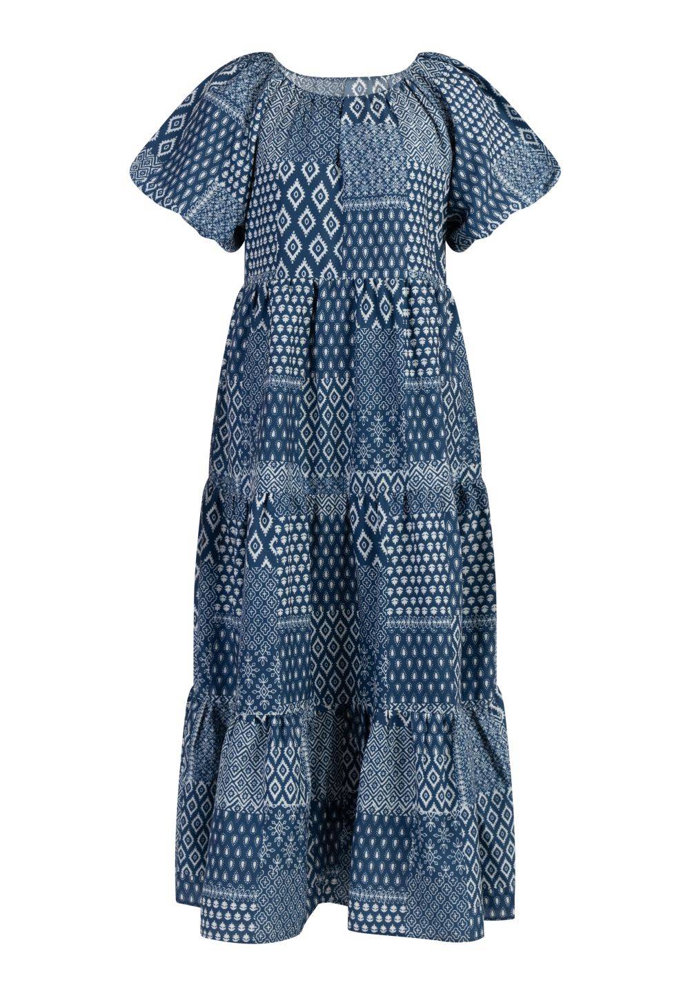 Schmuddelwedda DreiMaster Vintage Kurzarm Maxikleid Online Outlet