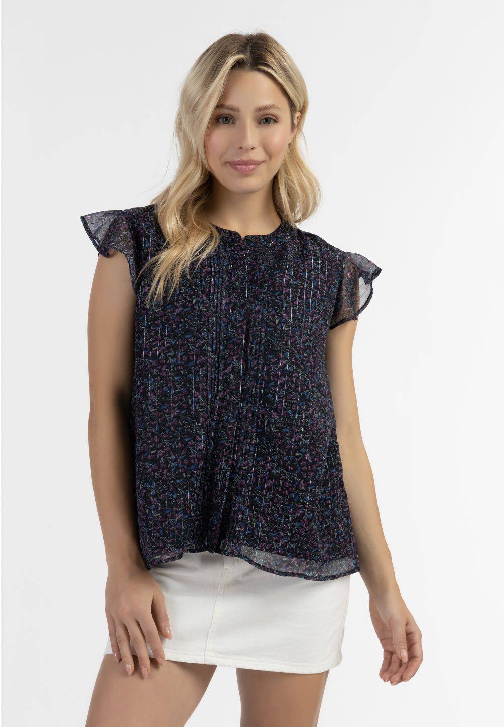 Schmuddelwedda DreiMaster Vintage Blusenshirt mit Rüschenärmeln Blitzangebot