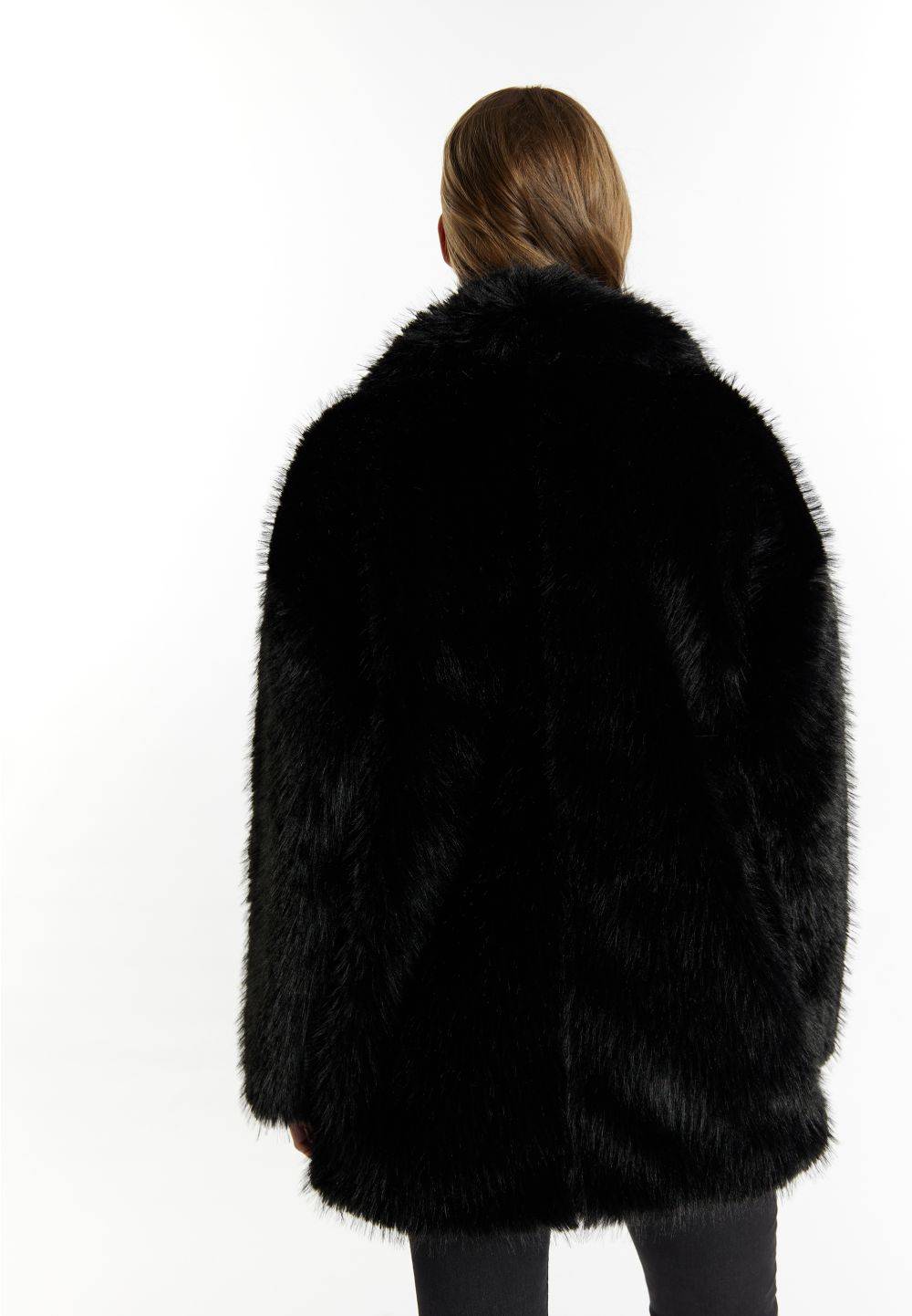 Schmuddelwedda DreiMaster Vintage Mantel aus Webpelz VIP-Rabatte