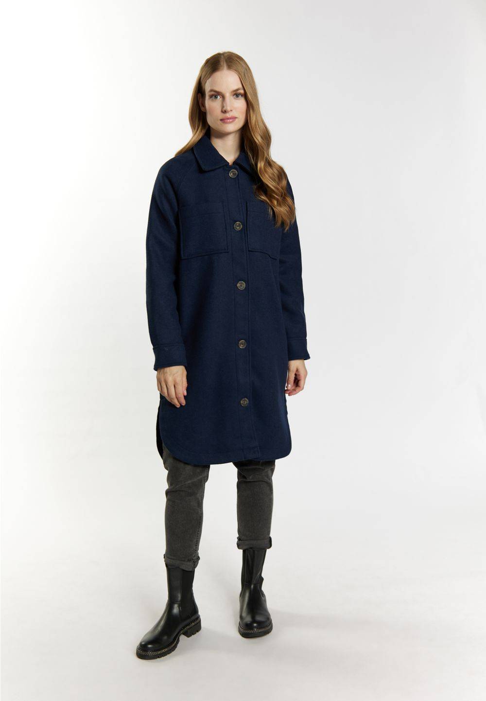 Schmuddelwedda DreiMaster Vintage Übergangsjacke aus Wollgemisch