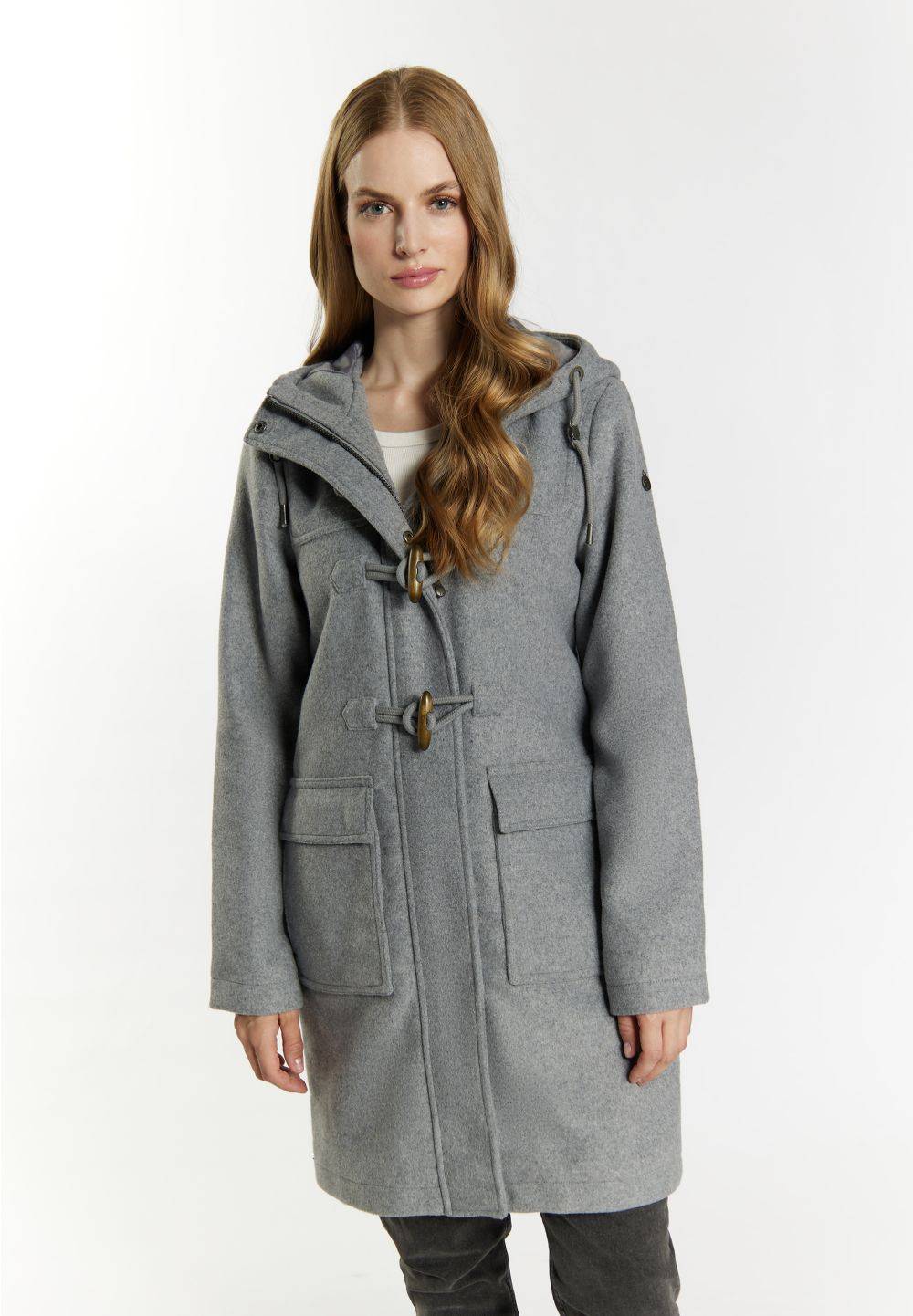 Schmuddelwedda DreiMaster Vintage Dufflecoat aus Wollgemisch