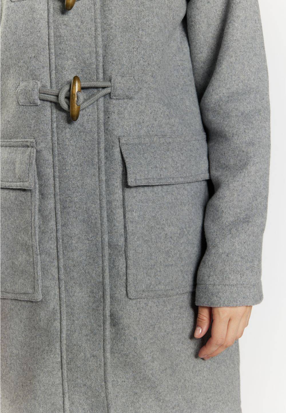 Schmuddelwedda DreiMaster Vintage Dufflecoat aus Wollgemisch Vierteljährliche Förderung