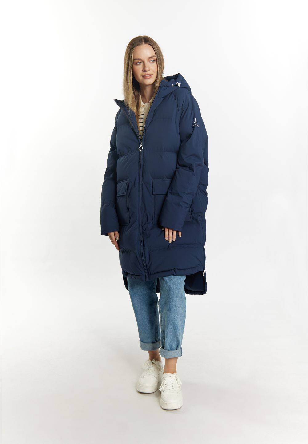 Schmuddelwedda DreiMaster Maritim Winterjacke mit Wattierung Kostenloser Versand international