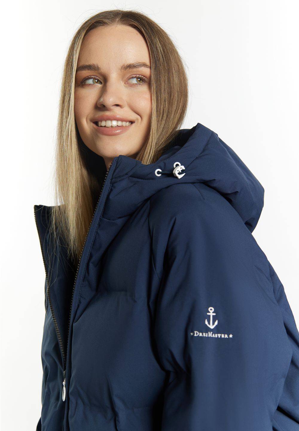 Schmuddelwedda DreiMaster Maritim Winterjacke mit Wattierung Kostenloser Versand international